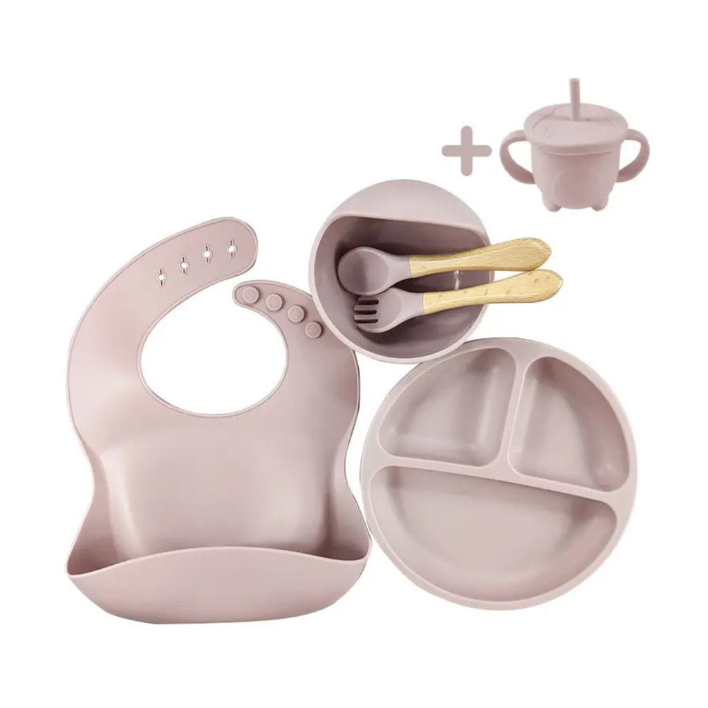 BabyDine™ I Kit de Vajillas de 7 Piezas de Silicona