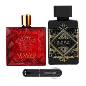 RoyalScent™ I Eros Flame + Oud for Glory Caja + Perfumero