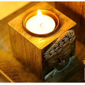 ZenGlow™ I Set de Porta Velas Buda Yoga Meditación