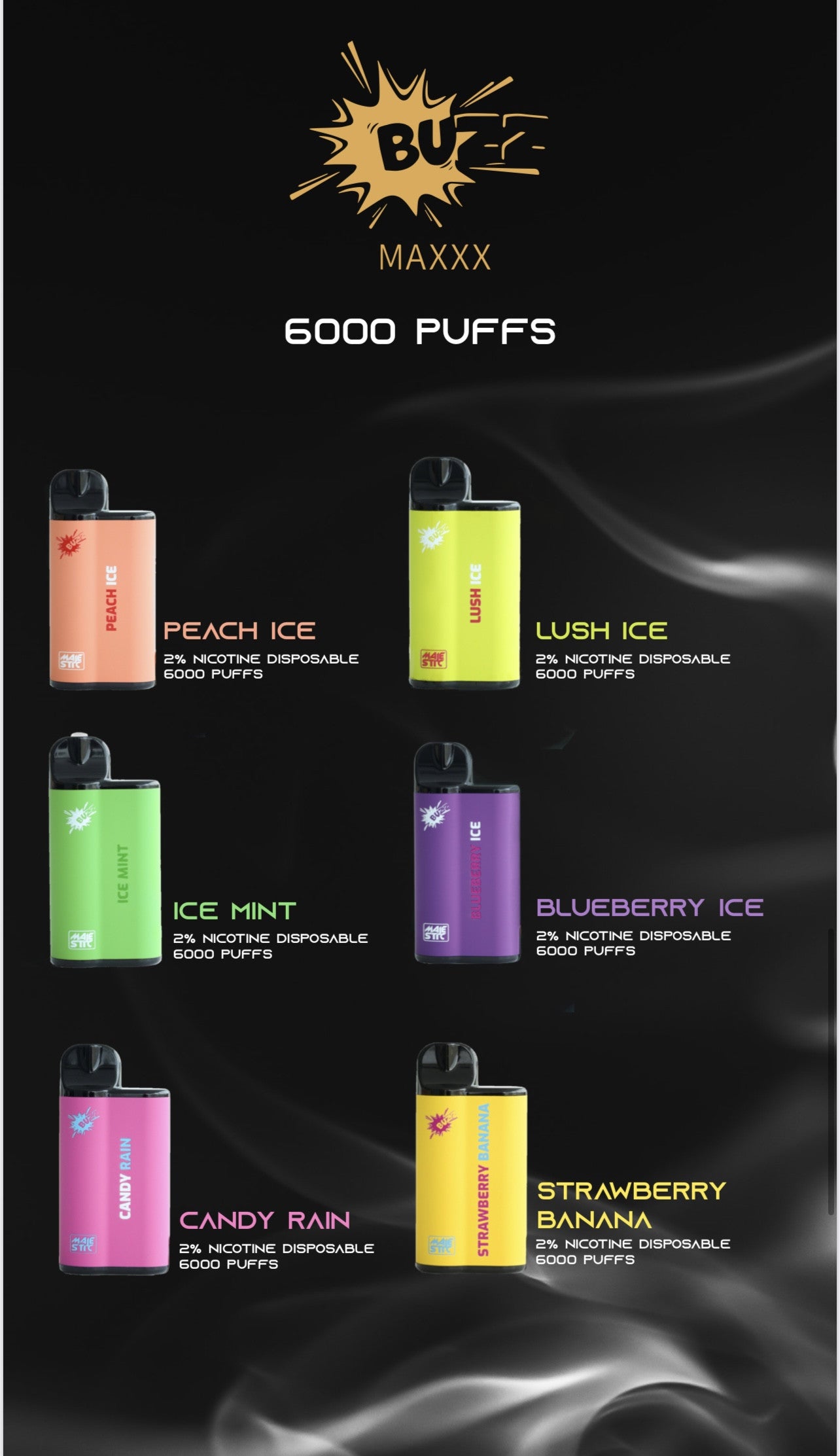 Puffnextt™ I Vapers Desechables 6000 Puff