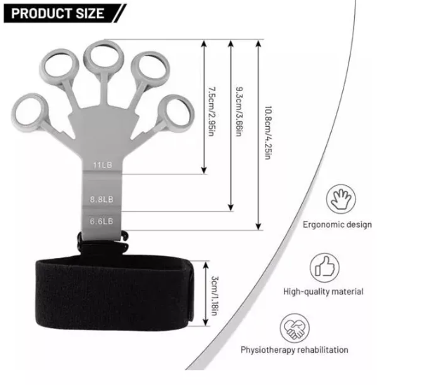 Ejercitador Muscular De Dedos™ I Guante Ejercitador Ajustable de Silicona