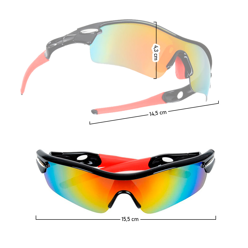 CyclistPro™ I Gafas Deportivas Ciclismo 5 Lentes