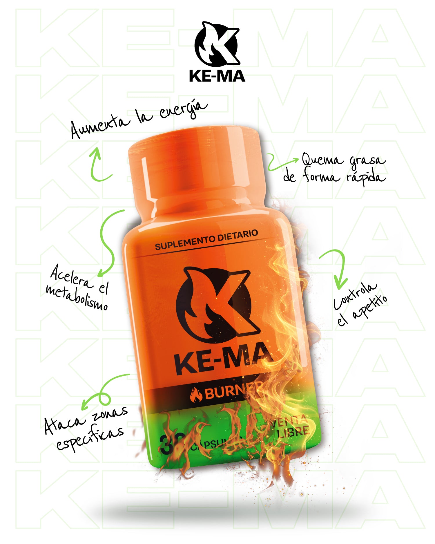 Ke-Ma Pro™ I Quemador de Grasa Natural