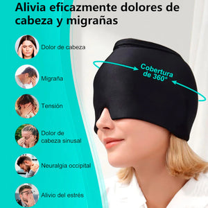 MigraRelief™ I Gorro de Gel para Dolor de Migraña