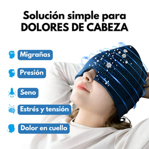 MigraRelief™ I Gorro de Gel para Dolor de Migraña