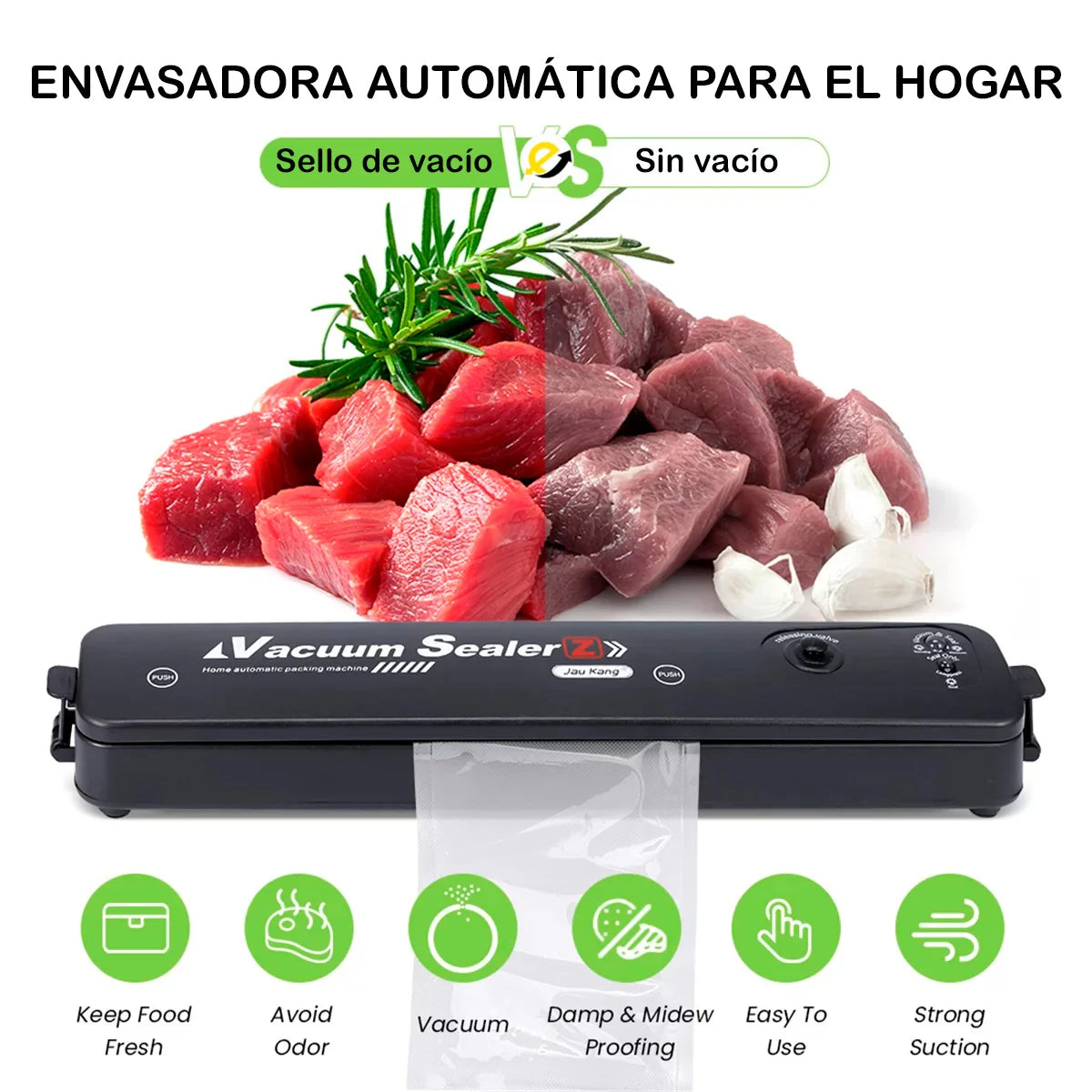 Automatic Vacuum Sealer™ I Empacadora al Vacío GHORA