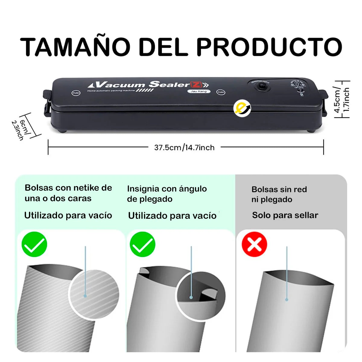 Automatic Vacuum Sealer™ I Empacadora al Vacío GHORA