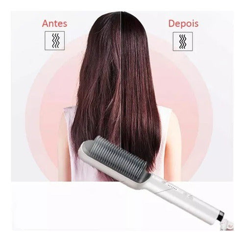 StyleEase™ I Cepillo Plancha Alisador de Cabello