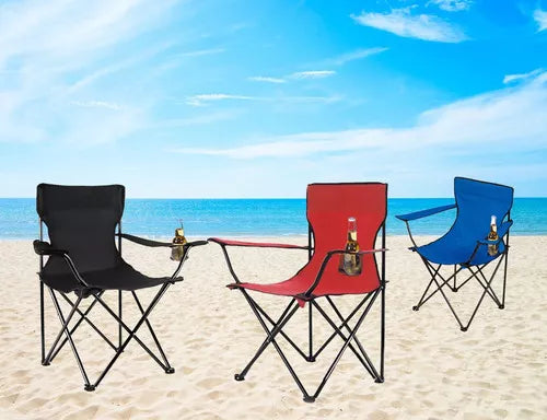 CampEase™ I Silla Plegable de Camping con Portavasos