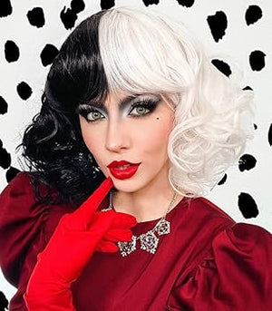 CruellaStyle™ I Peluca Cruella para Halloween