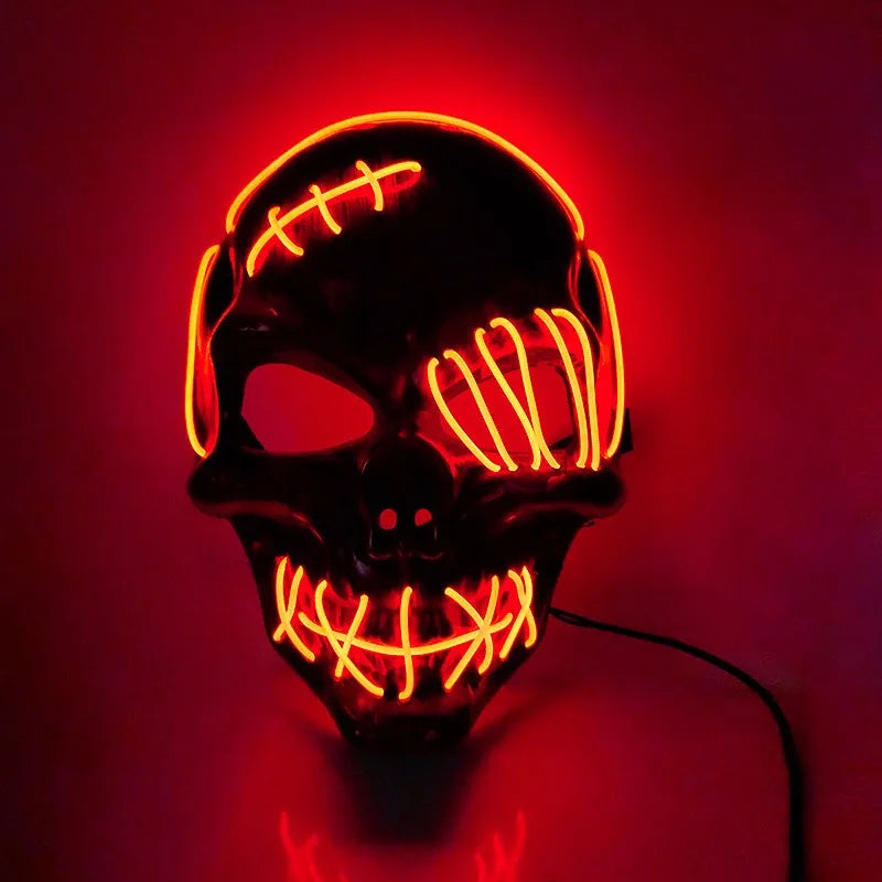 SkullGlow™ I Máscara Calavera LED Halloween