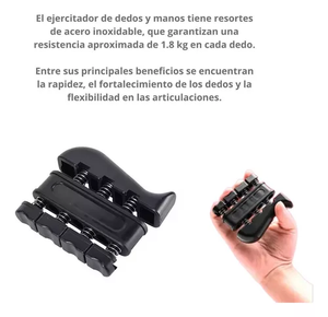 GripMaster™ I Set Hand Grip Ejercitador de Mano y Antebrazo