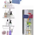 AquaCorner™ I Organizador Esquinero de Baño y Ducha Ajustable