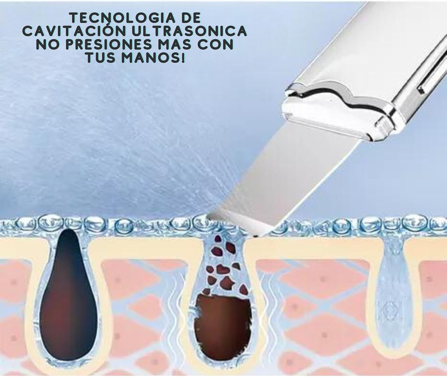 UltraGlow™ I Paleta Ultrasónica Facial