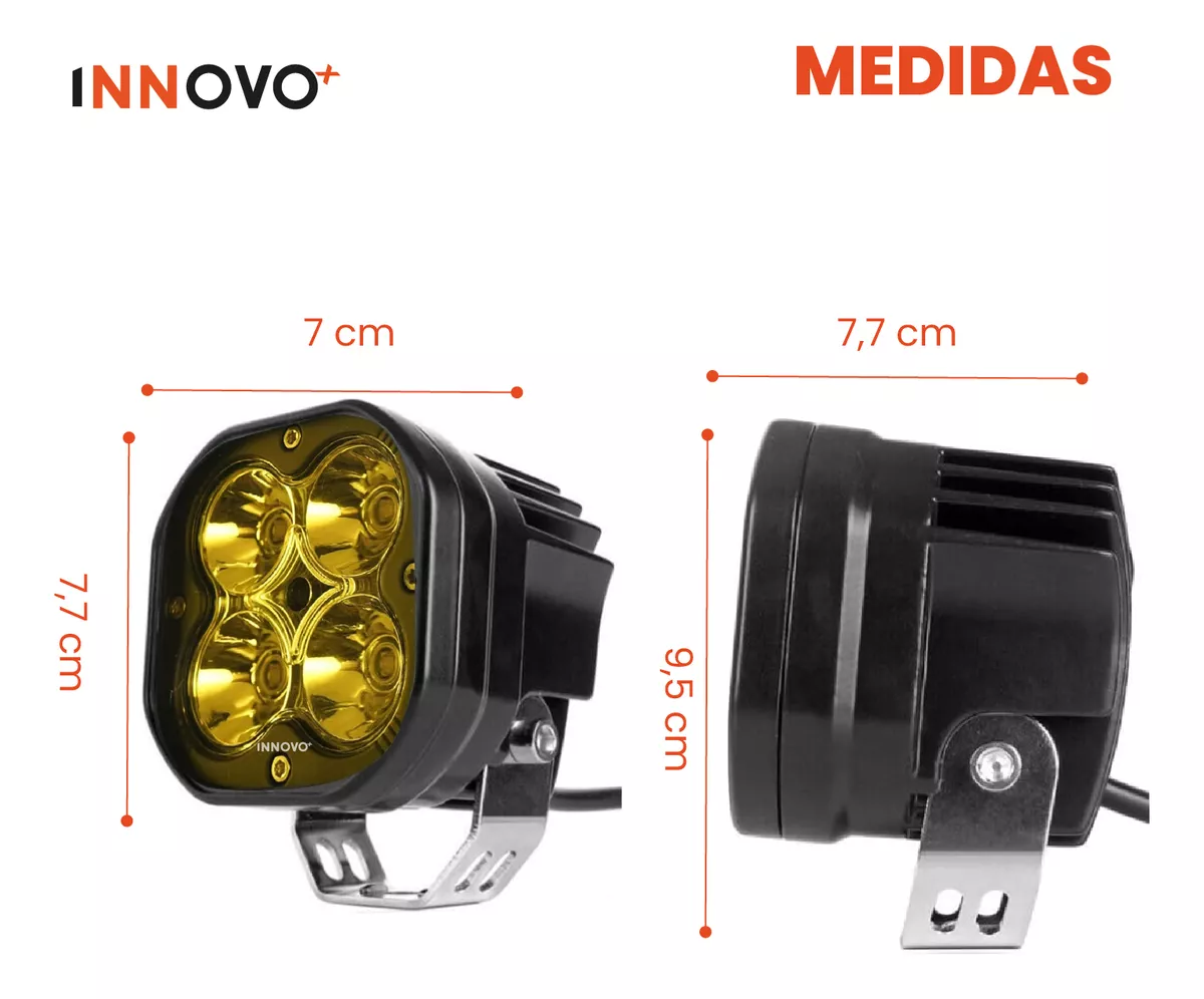 ProBeam™ I 2 Exploradoras LED 8000lm de Largo Alcance