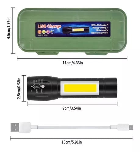 TactiLite™ I Mini Linterna Portátil Táctica LED