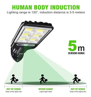 EcoBright™ I Lámpara Solar Exterior con Sensor de Movimiento