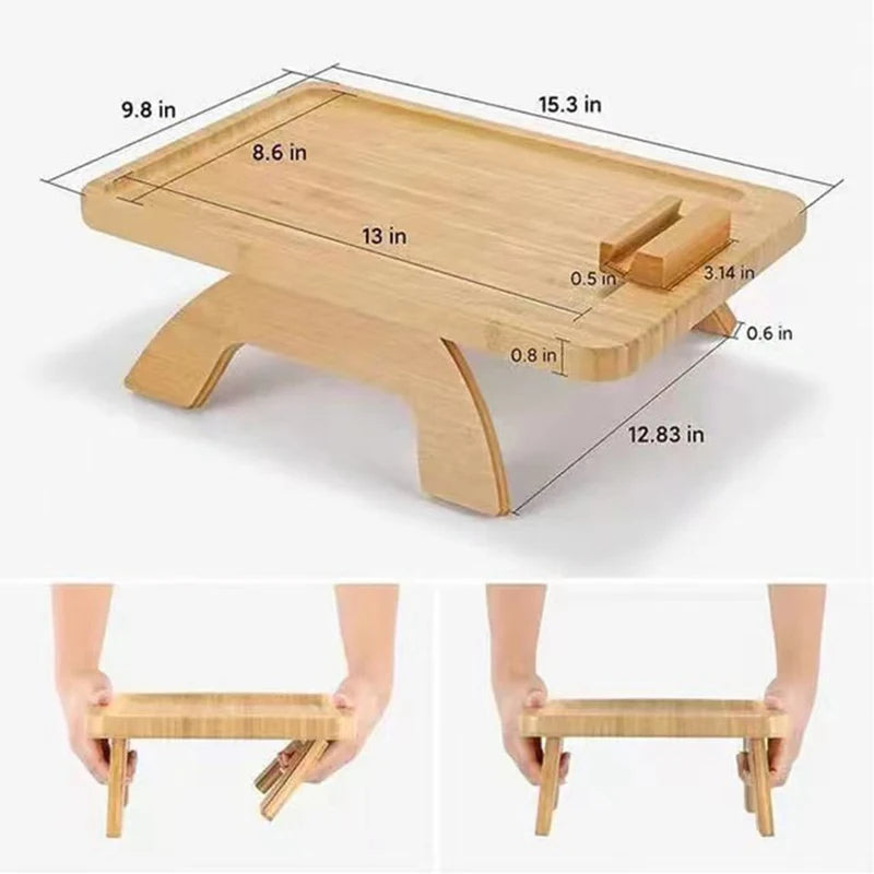 LazyTable™ I Mesa Perezosa de Bambú