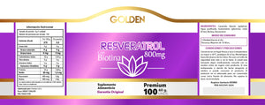 Resveratrol + Biotina™ I Suplemento para el Bienestar y Belleza