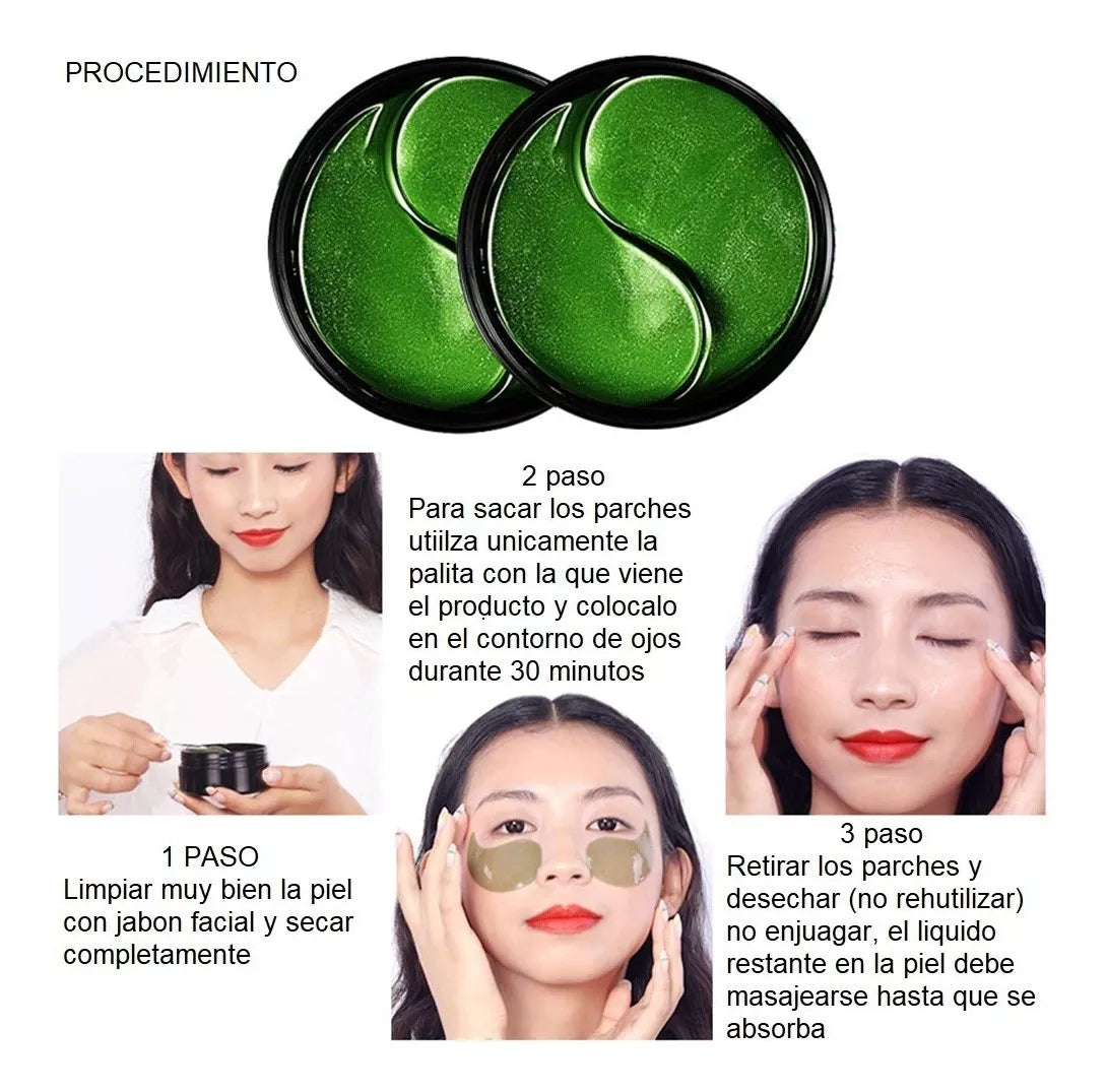 AvocadoGlow™ I Parches de Ojeras de Colágeno y Aguacate