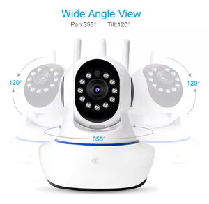 RoboGuard™ I Cámara Robótica de Seguridad Wifi 3 Antenas