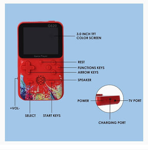 Game Boy G620™ I Consola Retro Portátil MTC Game 500 in 1