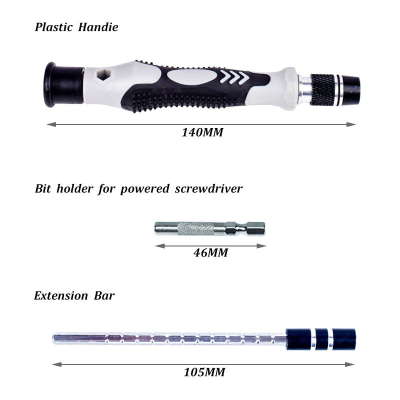 Destornilladores 115 en 1 Profesional™ | Herramientas Completas para Reparaciones Precisas