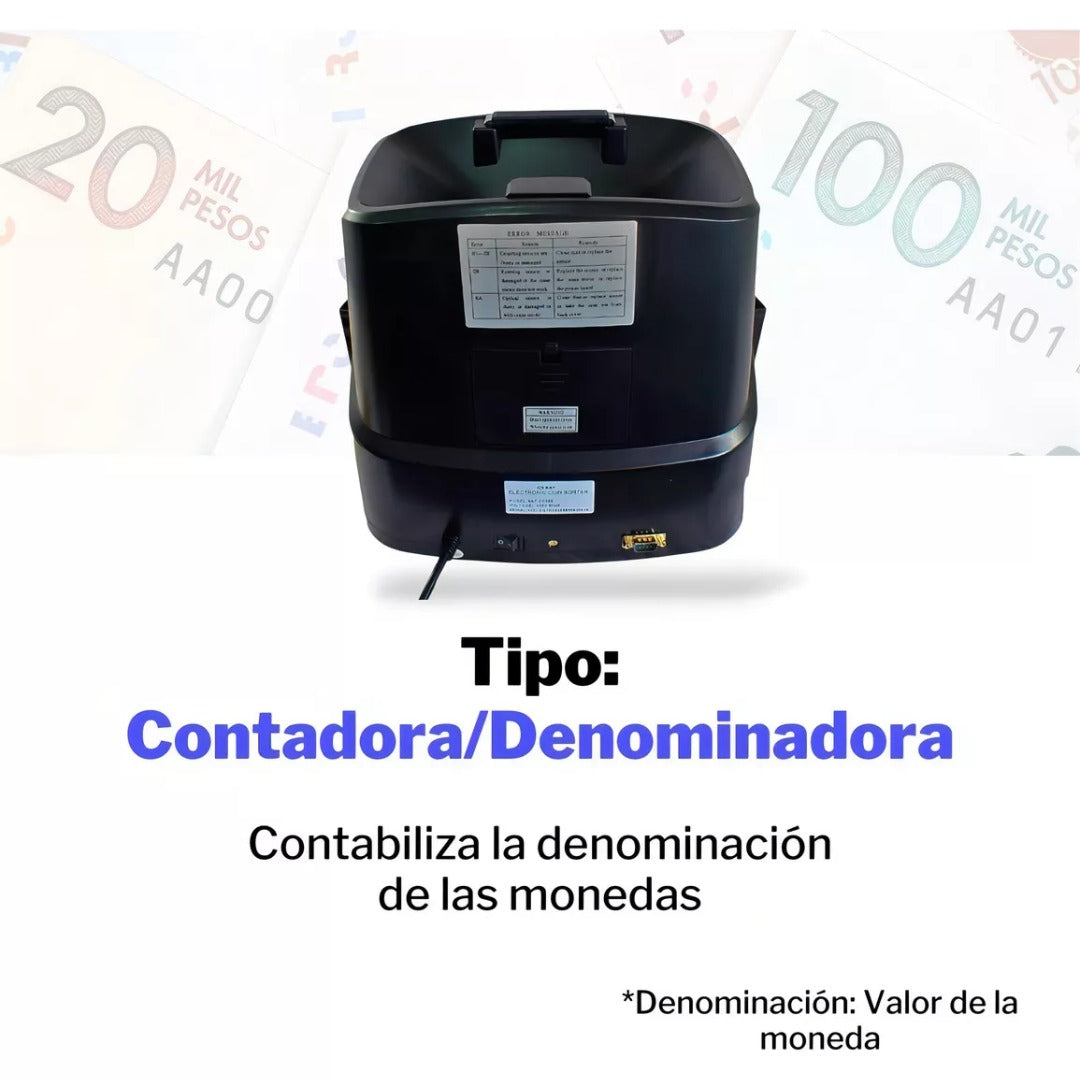 CoinSorter™ I Contadora de Monedas Automática