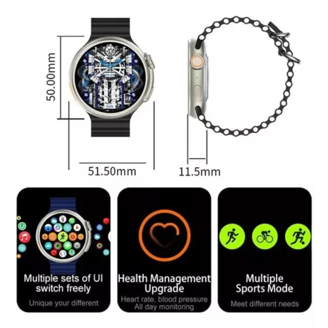 Smart Watch Reloj Inteligente Z78™ | Monitor de Salud y Seguimiento Deportivo