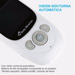 BABYCAM™ Monitor de Bebé Inalámbrico con Zoom, Visión Nocturna y Audio Bidireccional