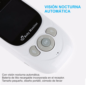 BABYCAM™ Monitor de Bebé Inalámbrico con Zoom, Visión Nocturna y Audio Bidireccional