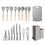 Set 18 Utensilios y Cuchillos de Cocina™ | Cocina Eficiente y Elegante