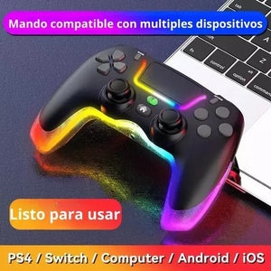 Control Joystick Inalámbrico RGB™ | Compatibilidad Multiplataforma y Experiencia Inmersiva