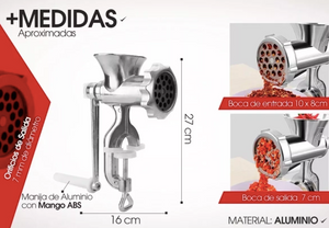 GrindMaster™ I Máquina de Moler en Aluminio Inoxidable