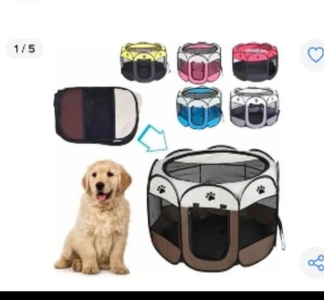 Corral para Mascotas™ I Espacio Seguro y Cómodo para Perros y Gatos