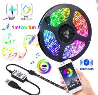 Tira de Luces LED RGB Bluetooth™ I Decoración Inteligente y Versátil