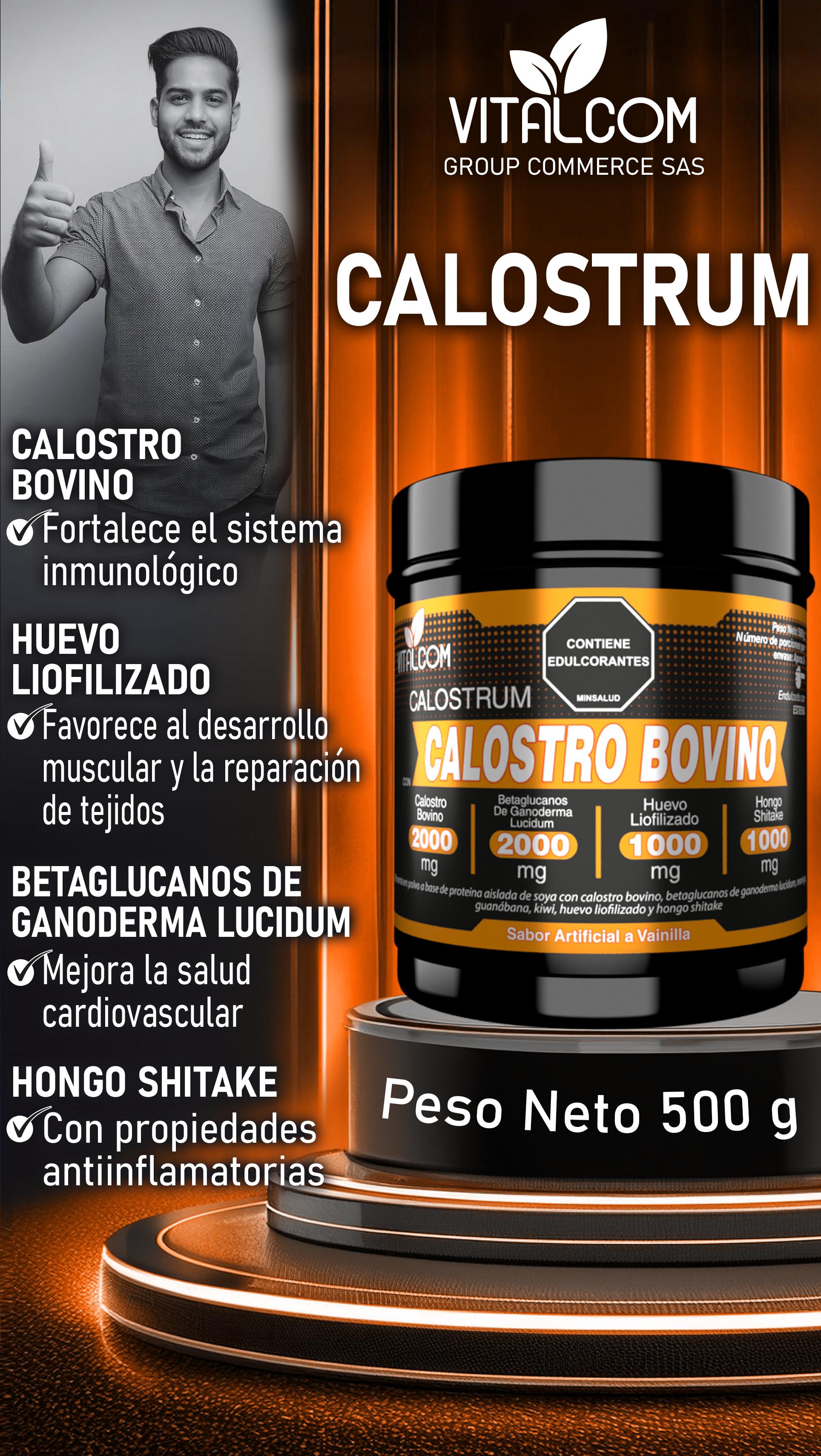 BoviPower™ I Calostro Bovino en Polvo 500g