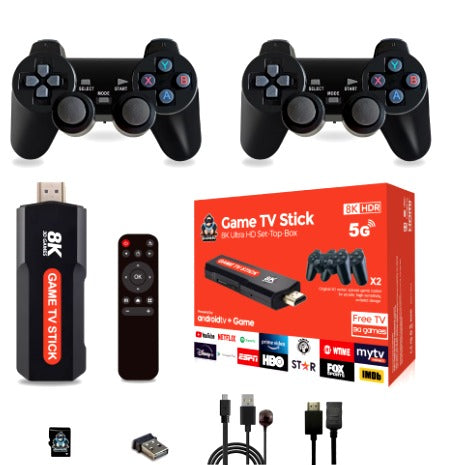 Game TV Stick 8K™ | Consola de Videojuegos Ultra HD 8K con Mandos Inalámbricos