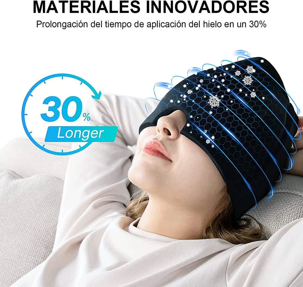 MigraRelief™ I Gorro de Gel para Dolor de Migraña