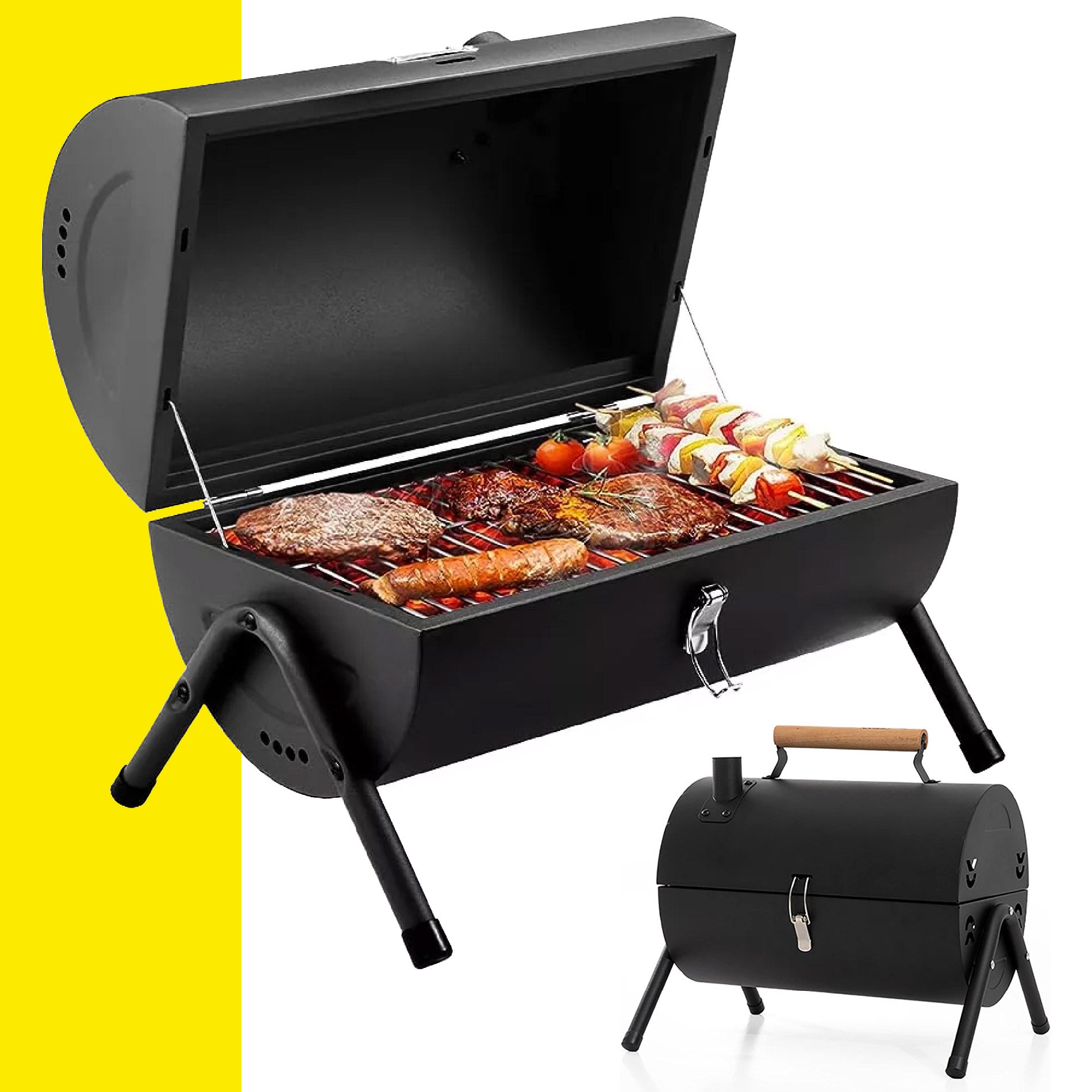 BBQGrill™ I Mini Parrilla Ahumador de Doble Cara