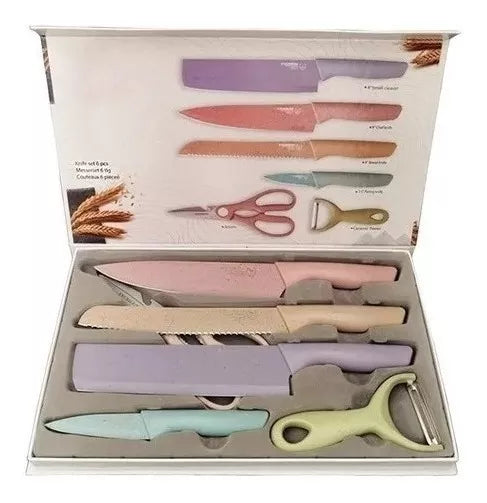 Juego Kit Set Cuchillos Todo En Uno™ | Precisión y Elegancia para tu Cocina